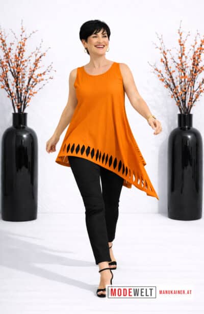 DesignLongshirt Trendy Mandarin |Gr. UNI 38-48|, Anr.: 3452