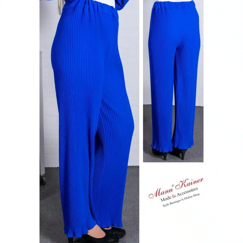 DesignHose Donna Plissee, Blitzblau |Gr. 36-48|, Anr.: 3459 – Bild 2
