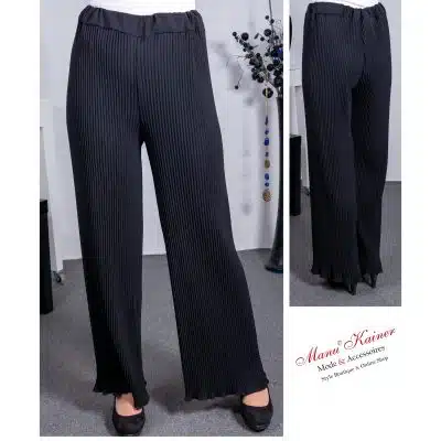 DesignHose Donna Plissee, Black |Gr. 36-48|, Anr.: 3460