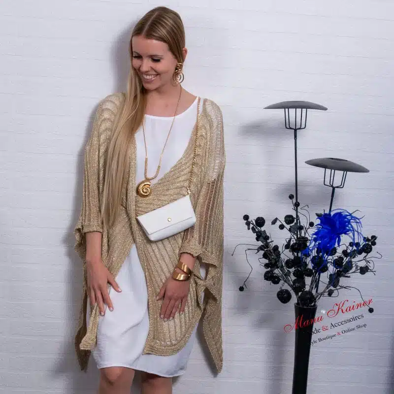 Poncho Angel Gold |Gr. UNI 36-48+|, Anr.: 3478 – Bild 6