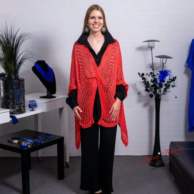 Poncho Angel Coralle |Gr. UNI 36-48+|, Anr.: 3479 – Bild 2
