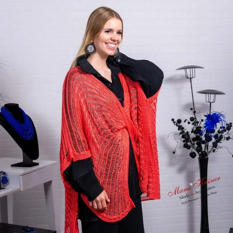 Poncho Angel Coralle |Gr. UNI 36-48+|, Anr.: 3479 – Bild 3
