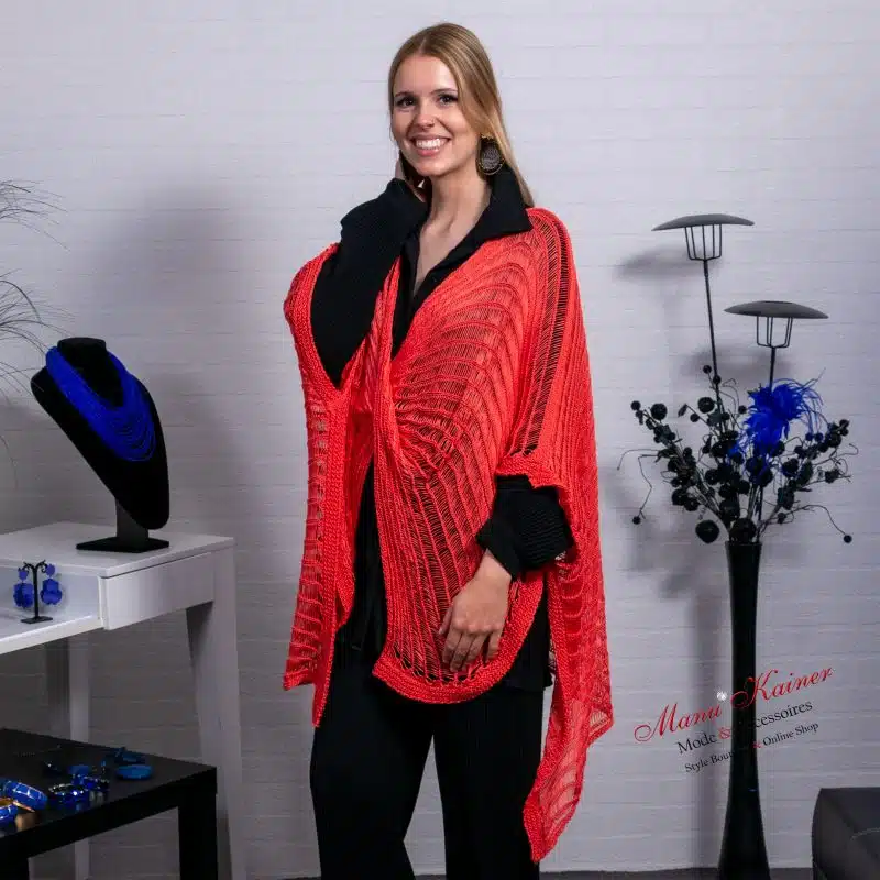 Poncho Angel Coralle |Gr. UNI 36-48+|, Anr.: 3479 – Bild 4