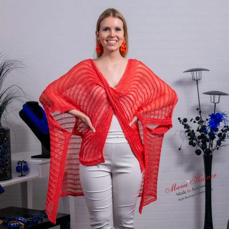 Poncho Angel Coralle |Gr. UNI 36-48+|, Anr.: 3479 – Bild 6