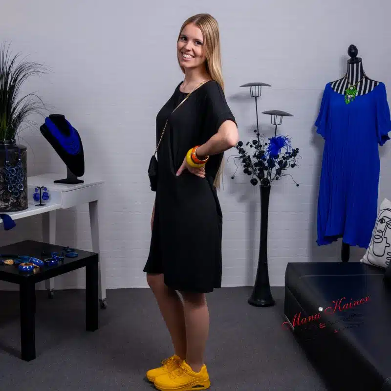 ShirtKleid Bella Black |Gr. UNI 36-46|, Anr.: 3481 – Bild 4