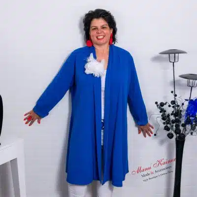 Blazermantel Elaine, Blue |Gr. UNI 40-48+|, Anr.: 3485