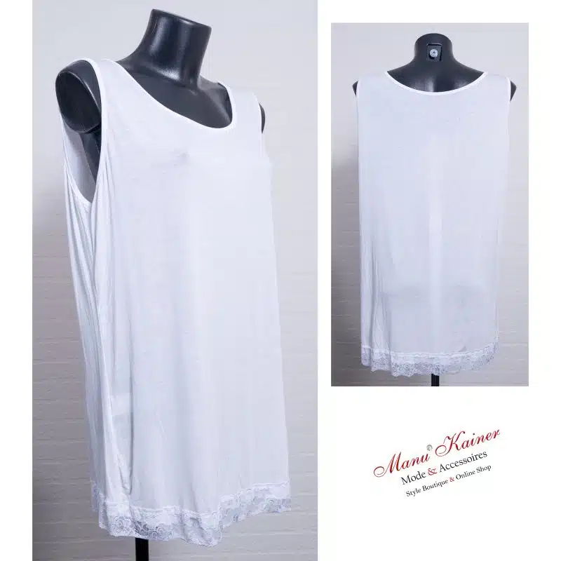 SpitzenUnterLongshirt Eve White |Gr. UNI 42-48|, Anr.: 3493 – Bild 2