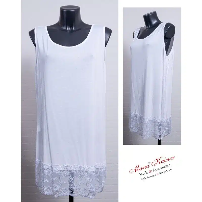 SpitzenLongshirt Dorie White |Gr. UNI 40-48|, Anr.: 3499
