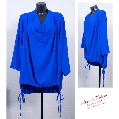 WasserfallTunika Amira, Blitzblau |Gr. 42-48+|, Anr.: 3513
