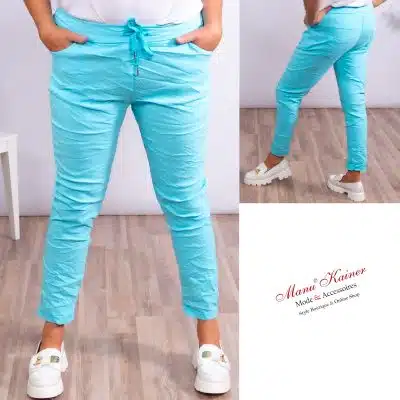 DesignCrashHose Türkis Love |Gr. UNI 36-48|, Anr.: 3549