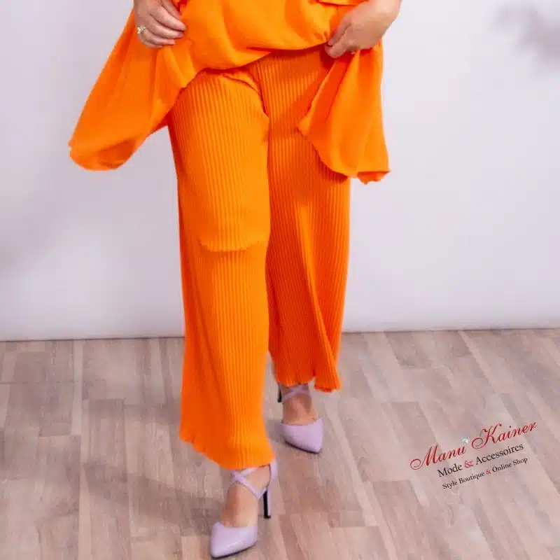 DesignHose Donna Plissee, Mandarin |Gr. 36 bis 48|, Anr.: 3567