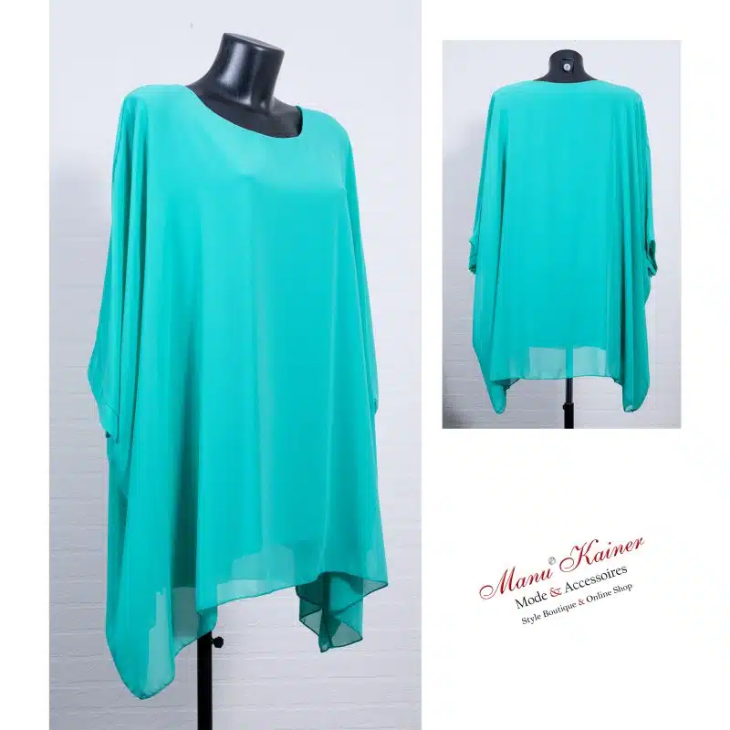 FledermausBluse Lady Mint|Gr. UNI 44-48+|, Anr.: 3582 – Bild 2