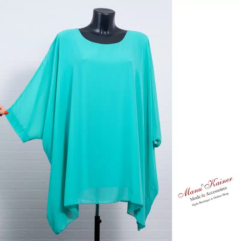 FledermausBluse Lady Mint|Gr. UNI 44-48+|, Anr.: 3582 – Bild 3