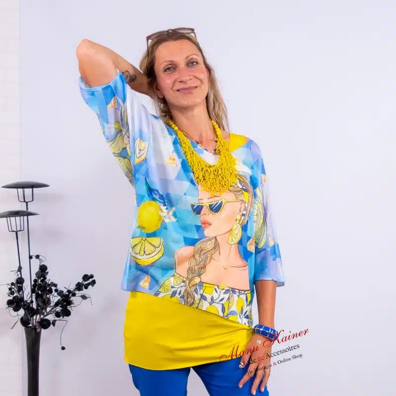 Shirt Pretty Lady Hauchfein |Gr. UNI 36-44|, Anr.: 3619