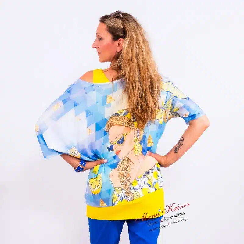 Shirt Pretty Lady Hauchfein |Gr. UNI 36-44|, Anr.: 3619 – Bild 3