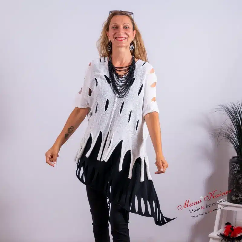 Overlookpulli White Smile |Gr. Uni 36-48|, Anr.: 3647 – Bild 2