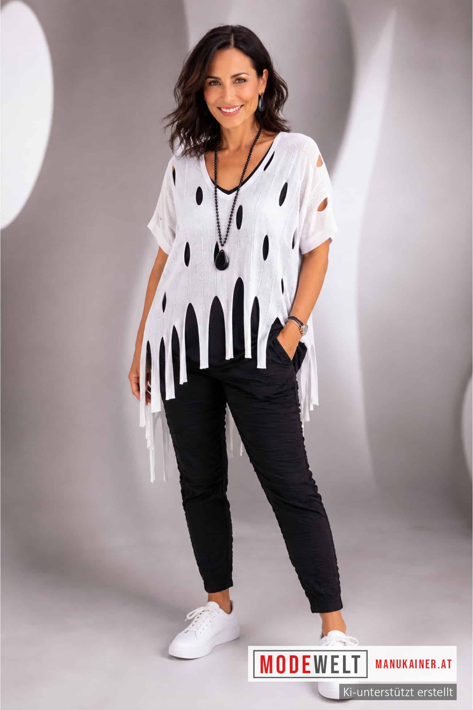 Overlookpulli White Smile |Gr. Uni 36-48|, Anr.: 3647 – Bild 3