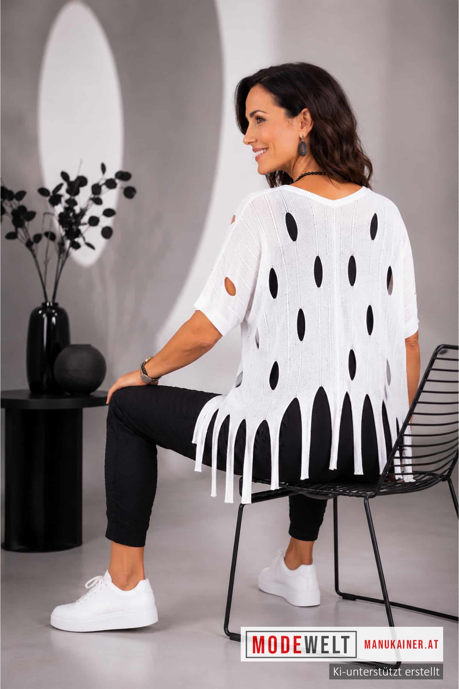 Overlookpulli White Smile |Gr. Uni 36-48|, Anr.: 3647 – Bild 4