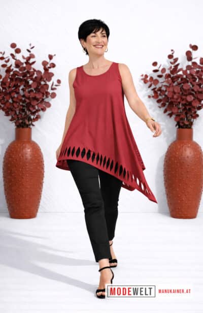 DesignLongshirt Trendy Dark Red |Gr. UNI 38-48|, Anr.: 3664