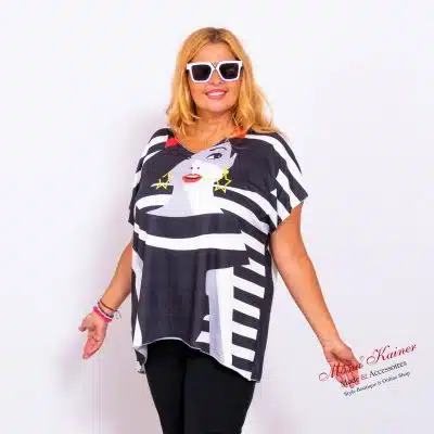 SommerShirtPulli Lady Star |Gr. UNI 38-48|, Anr.: 3668