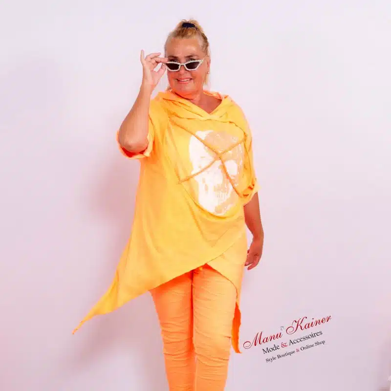SweaterShirt Florance NeonGlitz  Orange |Gr. UNI 36-46|, Anr.: 3691 – Bild 3