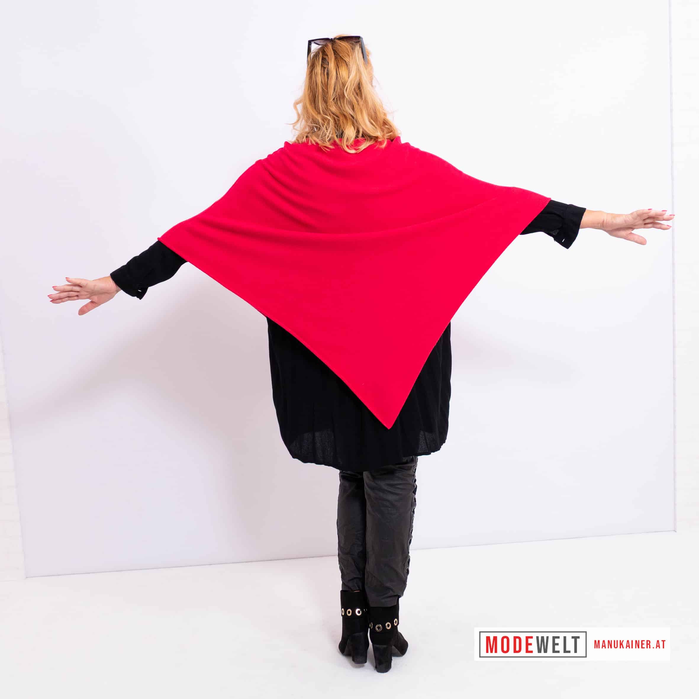 Poncho Pink Elegance |Gr. UNI 38-48|, Anr.: 3695 – Bild 4