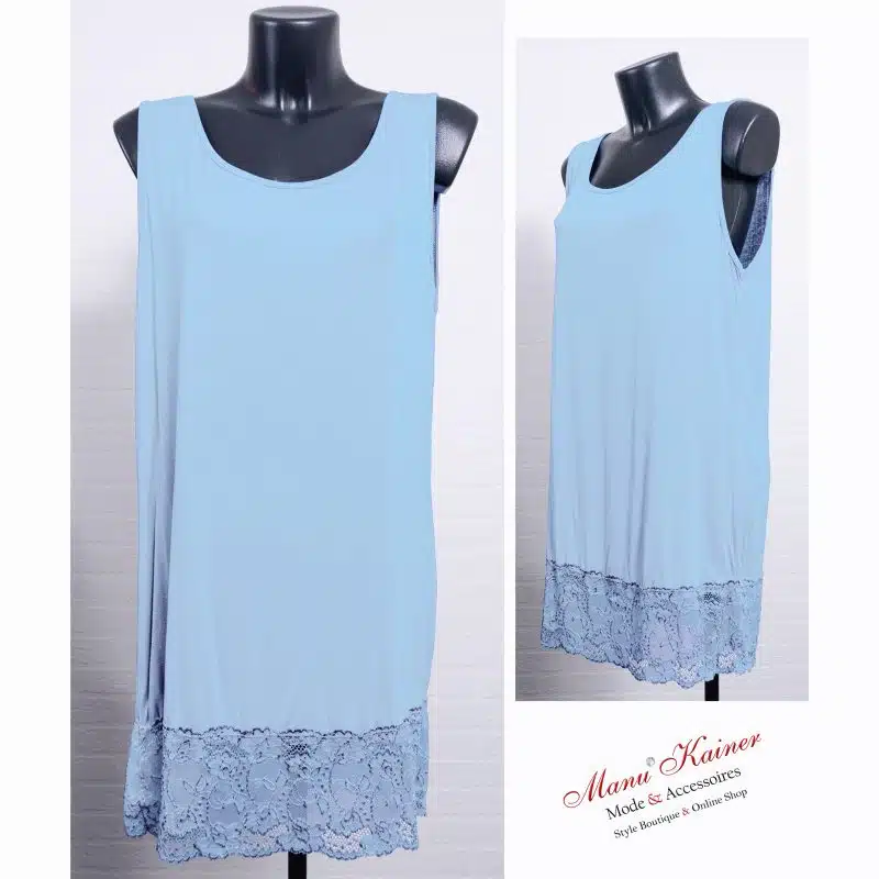 SpitzenLongshirt Dorie Baby Blue |Gr. UNI 40-48|, Anr.: 3705