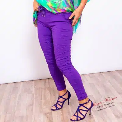 DesignCrashHose Lila Star|Gr. 36-48|, Anr.: 3706