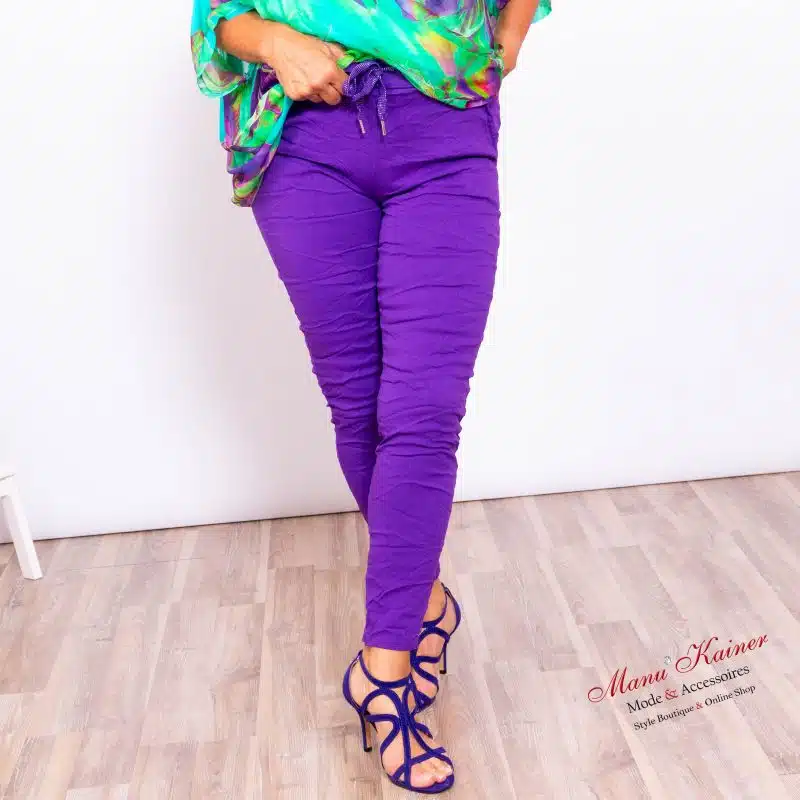 DesignCrashHose Lila Star|Gr. 36-48|, Anr.: 3706 – Bild 2