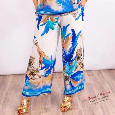 SeidenfeelHose Blue Safari |Gr. UNI 36-44|, Anr.: 3713