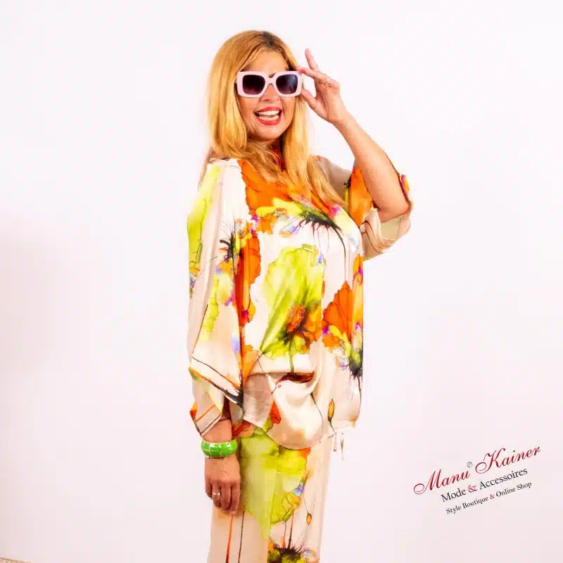 SeidenfeelBluse Crazy Flower |Gr. UNI 36-46/48|, Anr.: 3714 – Bild 2