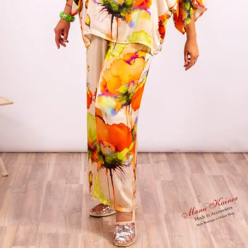SeidenfeelHose Crazy Flower |Gr. UNI 36-44|, Anr.: 3715