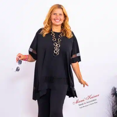 DesignShirt Sandria Black |Gr. UNI 38-48|, Anr.: 3748