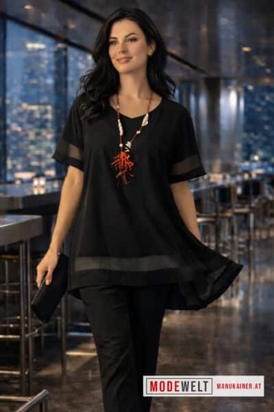 DesignShirt Sandria Black |Gr. UNI 36-48+|, Anr.: 3748