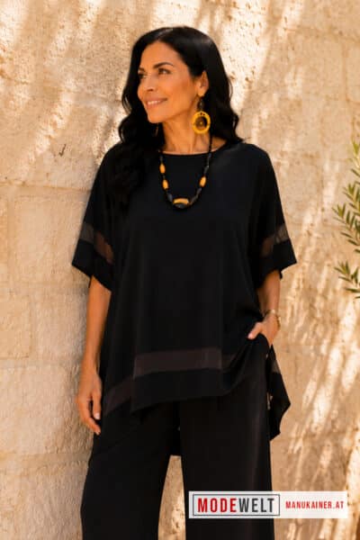 DesignShirt Sandria Black |Gr. UNI 36-48+|, Anr.: 3748