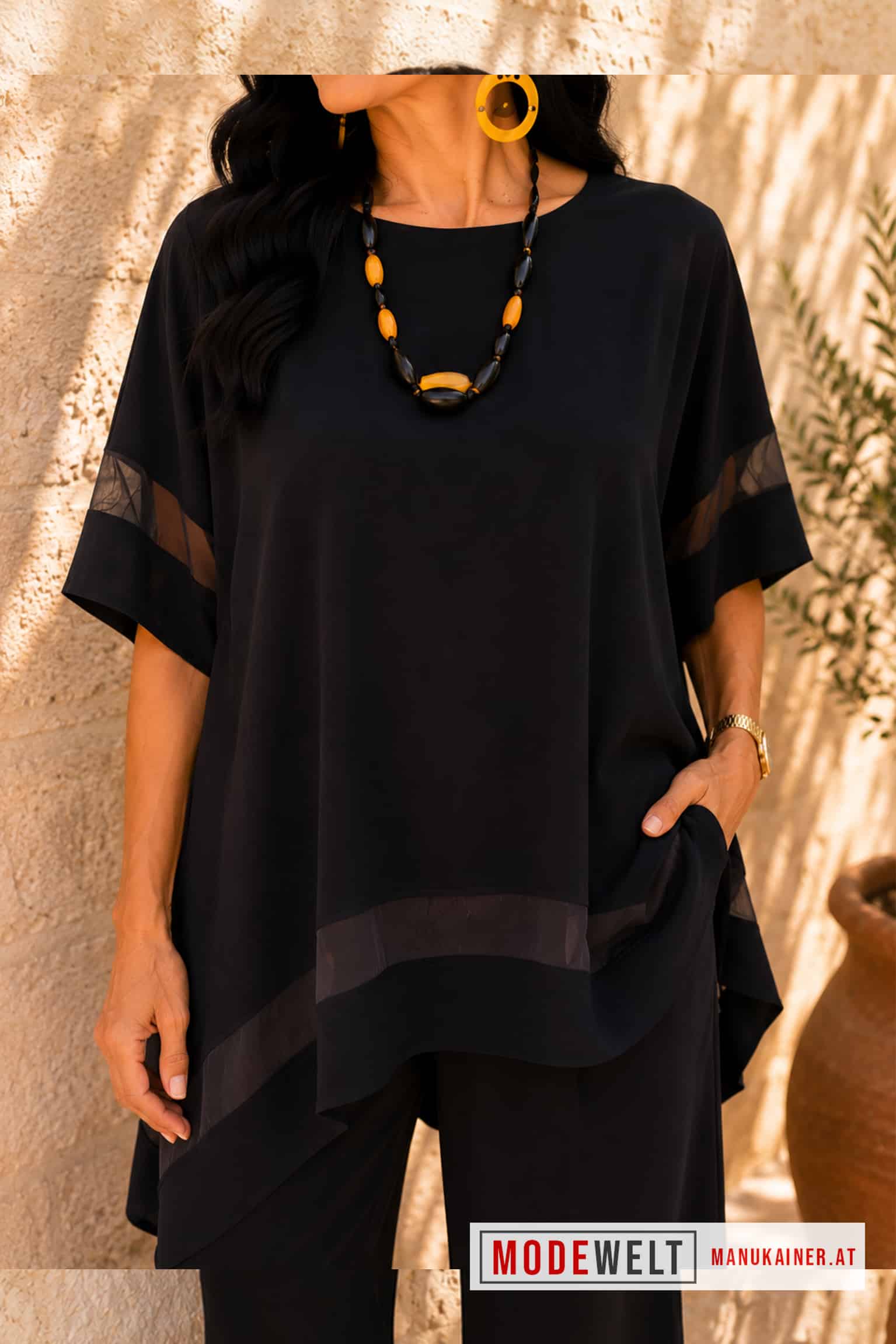 DesignShirt Sandria Black |Gr. UNI 36-48+|, Anr.: 3748 – Bild 2
