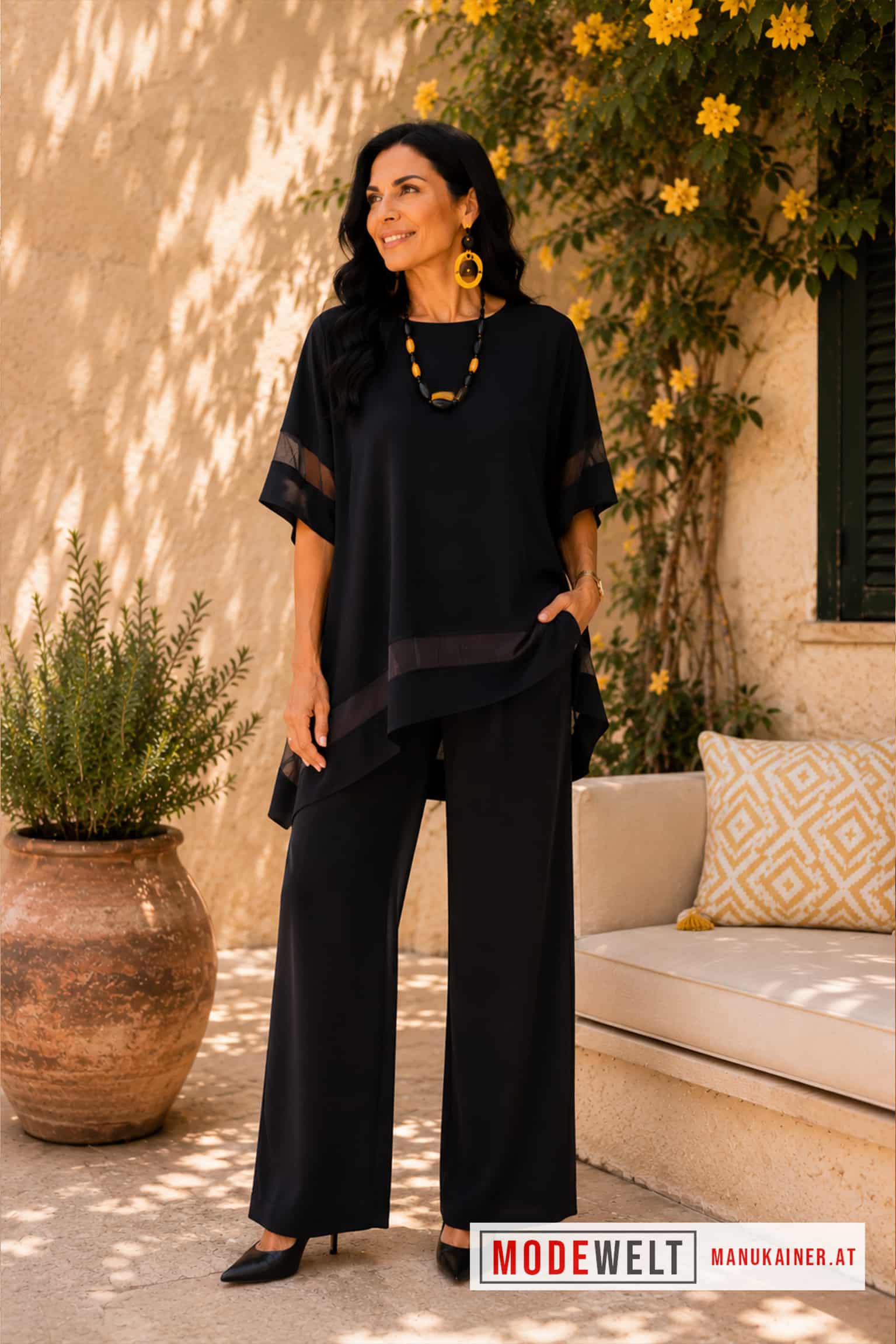 DesignShirt Sandria Black |Gr. UNI 36-48+|, Anr.: 3748 – Bild 5