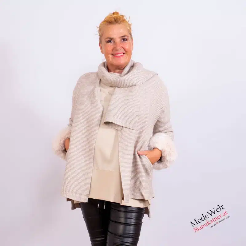 PelzchenWeste Lola Grau |Gr. 36 bis 46|, Anr.: 3771 – Bild 2