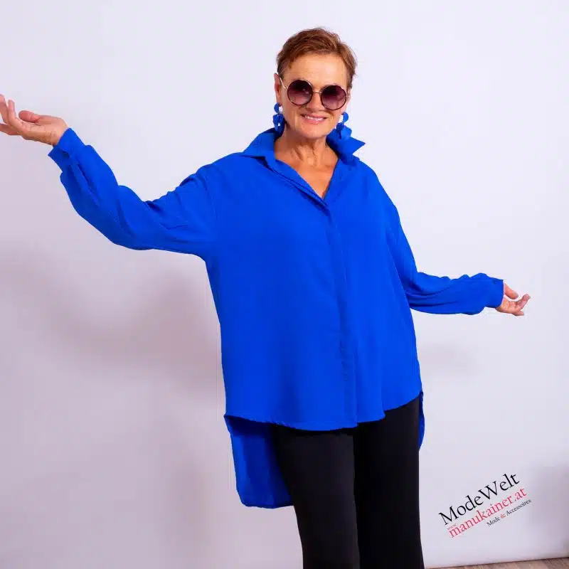Hemdbluse Gloria Blue |Gr. UNI 38-46|, Anr.: 3782 – Bild 2