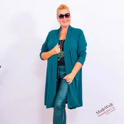 Blazermantel Elaine, Petrol |Gr. UNI 40-48+|, Anr.: 3789
