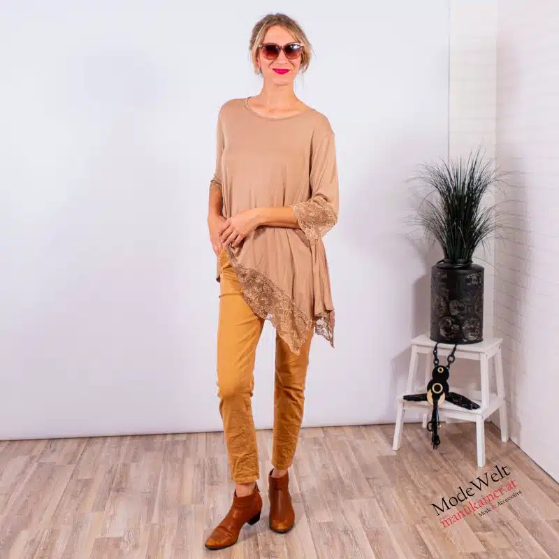 UnderSweety Beige mit Spitzenärmel |Gr. UNI 40-48|, Anr.: 3792 – Bild 6