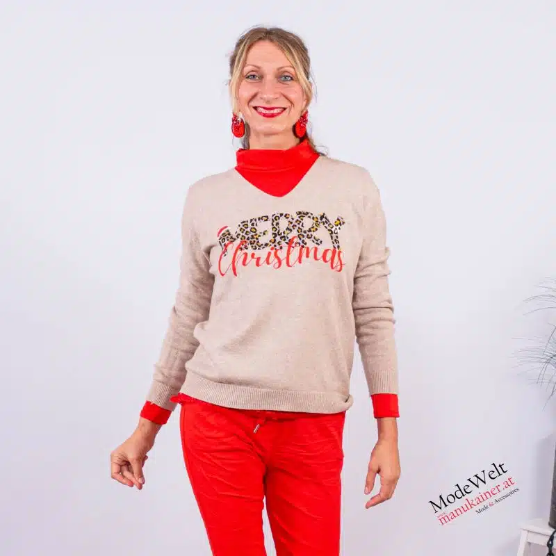Merry Christmas Leo Pulli |Gr. UNI 36-44/46|, Anr.: 3800