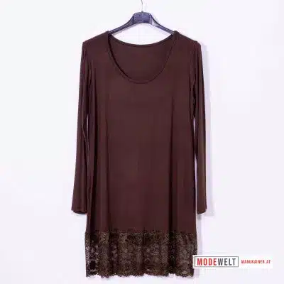 SpitzenLongshirt Clarissa Nougat |Gr. UNI 40-46/48|, Anr.: 3811