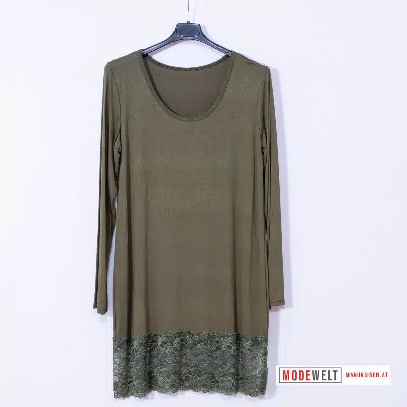 SpitzenLongshirt Clarissa Safari |Gr. UNI 40-46/48|, Anr.: 3812