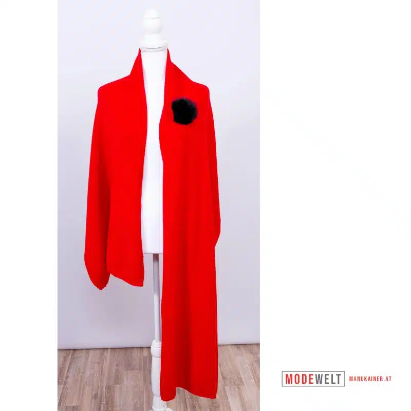 Hauchfeine Strickstola Rot, Anr.: 3829 – Bild 3