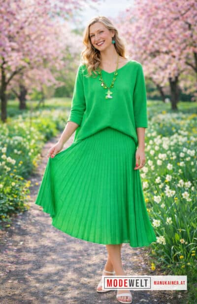 StrickZweiteiler Mara, Green |Gr. UNI 36-48|, Anr.: 3842