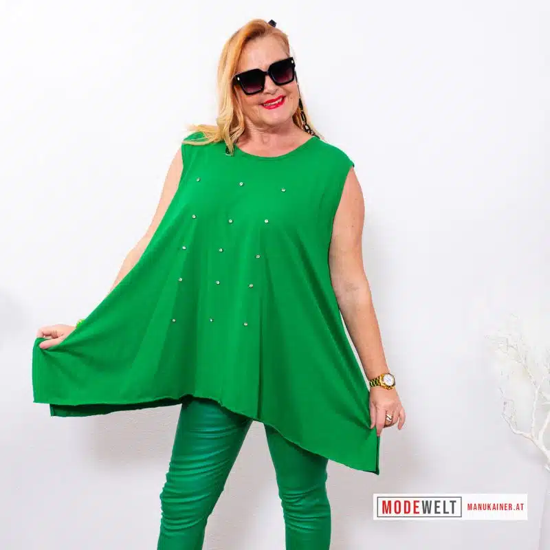 Sweety Shirt Happy Life, Green |Gr. UNI 38-48|, Anr.: 3845 – Bild 3