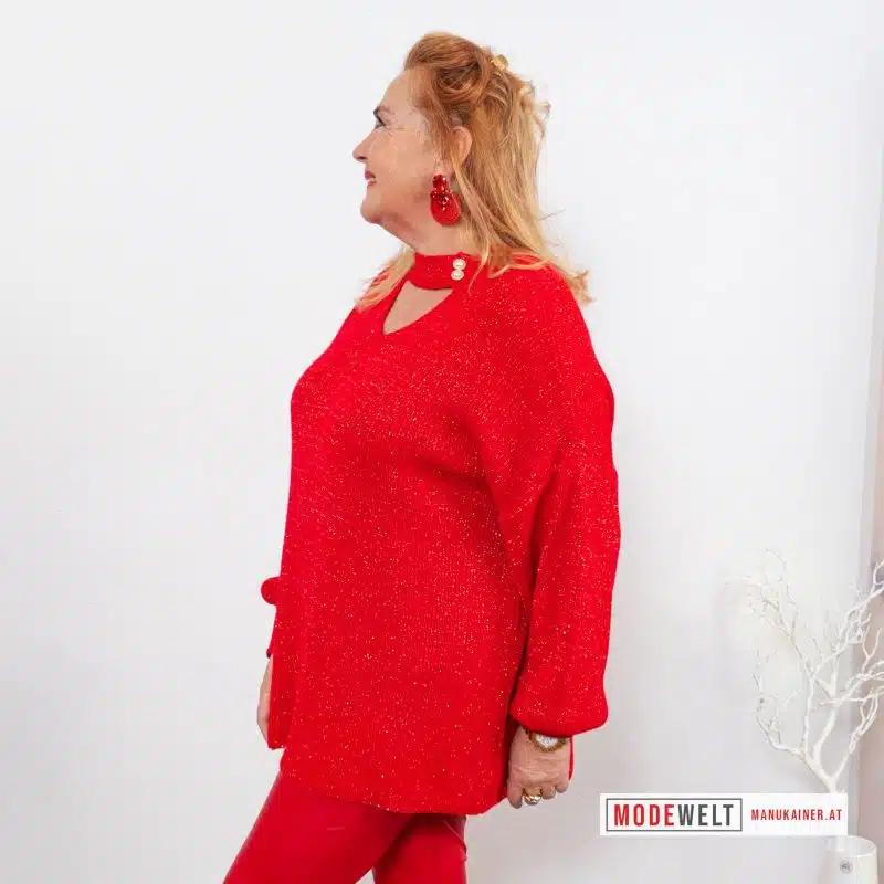 DesignPulli Queen Rosso |Gr. UNI 38-48+|, Anr.: 3850 – Bild 3