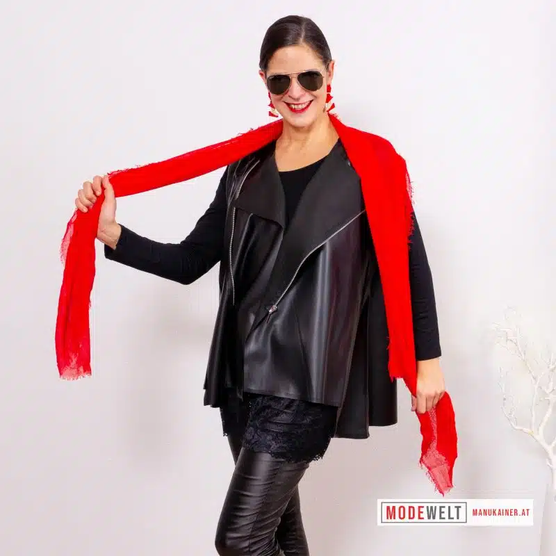 Ärmelloses Leder-Blouson Amira |Gr. UNI 36-46|, Anr.: 3860 – Bild 6