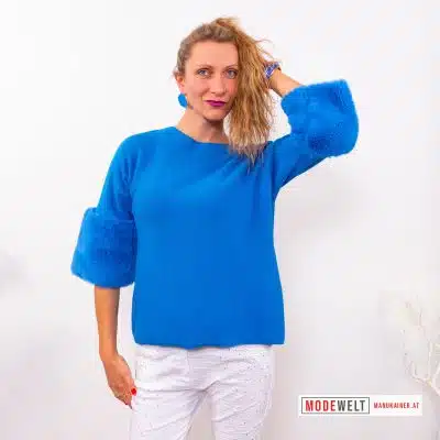 Pelzchenshirt Sally Blue |Gr. UNI 36-42|, Anr.: 3862